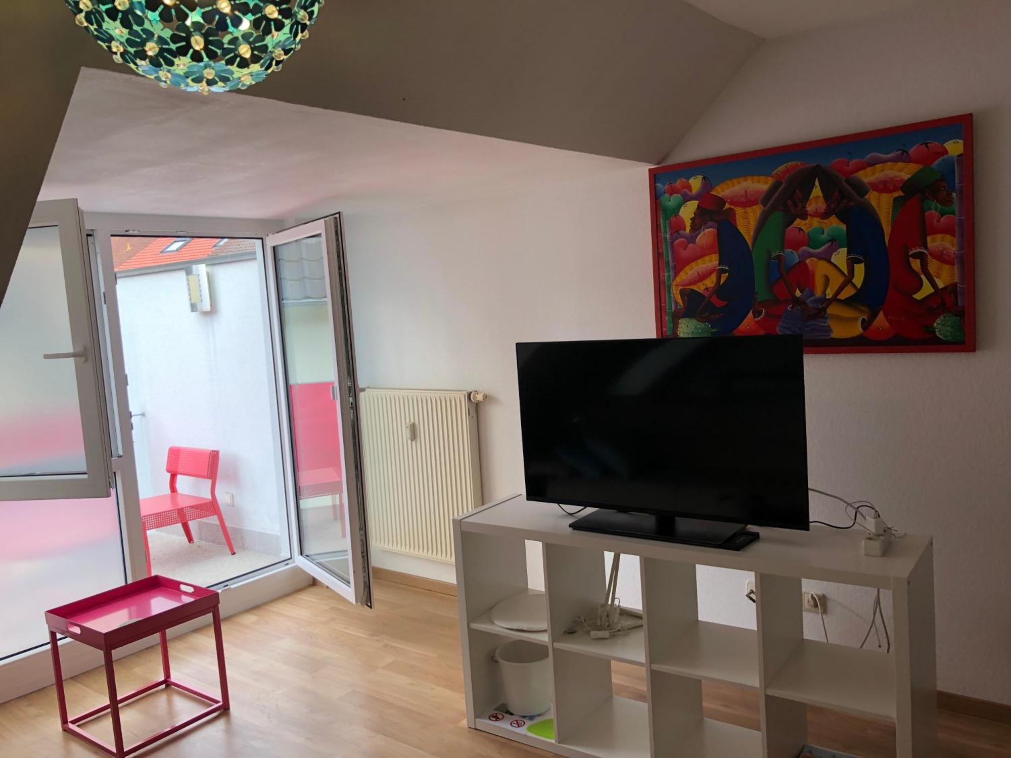 Studio Ochsenfurt Mit Sonnigem Balkon ภายนอก รูปภาพ